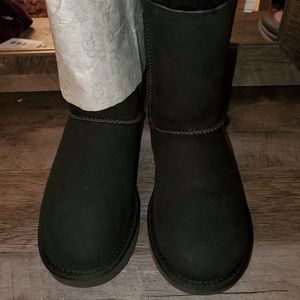 Women's UGG bailey bow II shimmer black